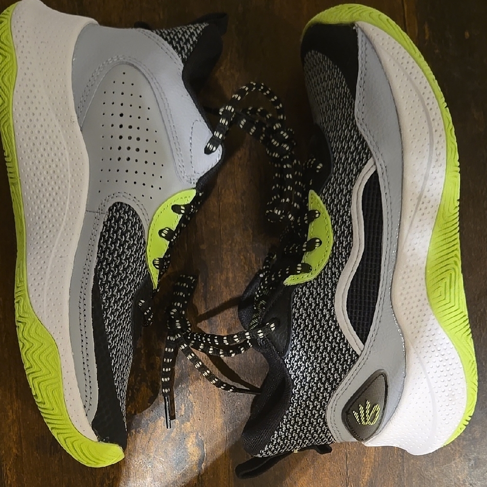 Under Armour Gray and Black Sneakers with Breathable Mesh